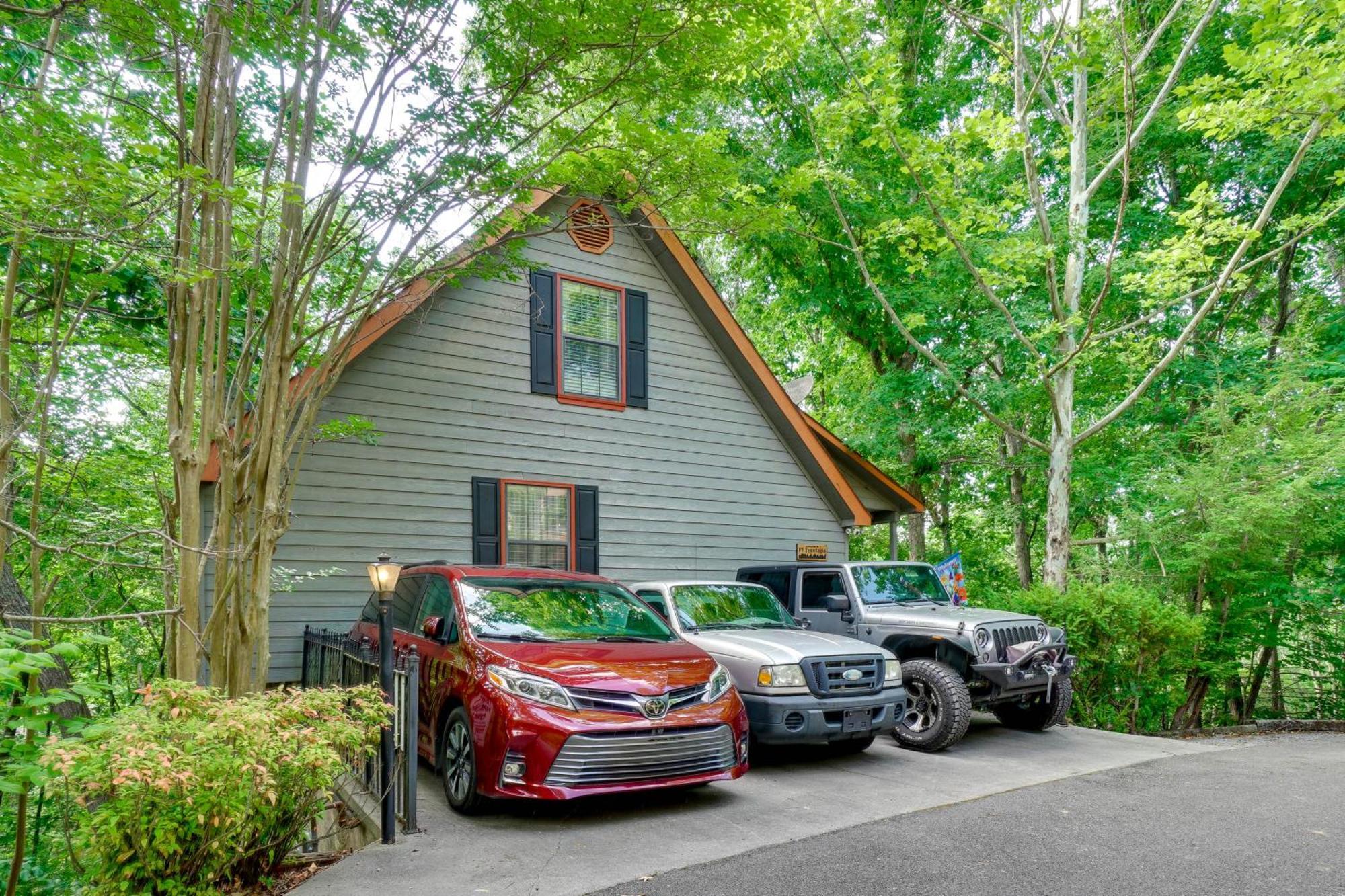 Smoky Mountain Cabin With Deck And Hot Tub! Pigeon Forge Luaran gambar